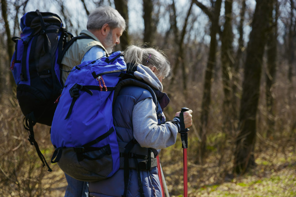 Gradual training approach for older hikers